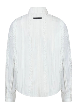 Inez pin frill tie skjorte Offwhite HAUTE L\'AMITIÈ